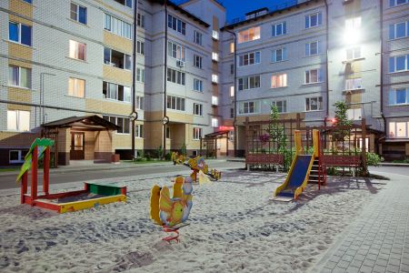 Детская площадка в Новом квартале в Отрадном