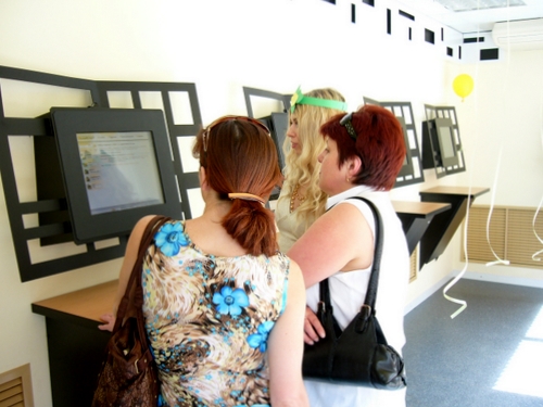 Открытие информационного зала в офисе КАМЕЛОТ