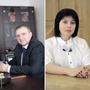 Руководитель Управления Росреестра по Воронежской области Елена Перегудова и директор филиала Федеральной кадастровой палаты Росреестра Игорь Маслов