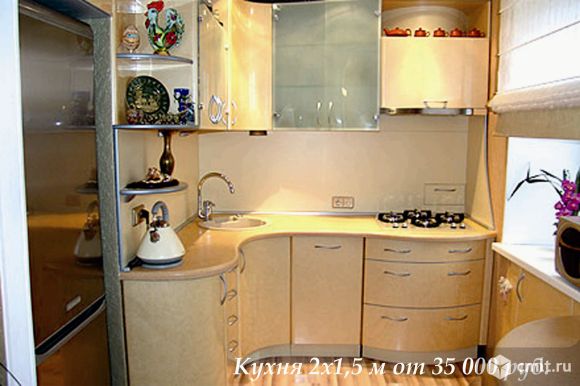 Кухонный гарнитур на маленькую кухню хрущевка фото дизайн