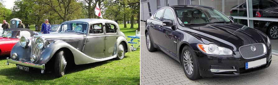 Первая и одна из последних моделей Jaguar