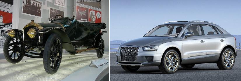 Первая и одна из последних моделей Audi