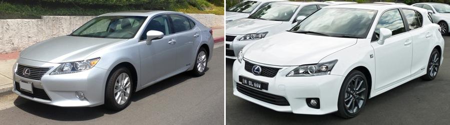 Первая и одна из последних моделей Lexus