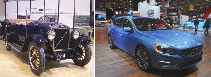 Первая и одна из последних моделей Volvo