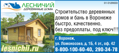 Строительство деревянных домов в Воронеже