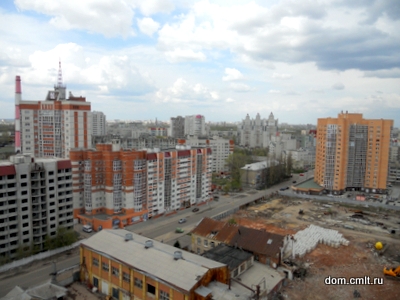 ЖК Финист: вид с верхнего этажа дома на ул. Революции 1905 года, 31а