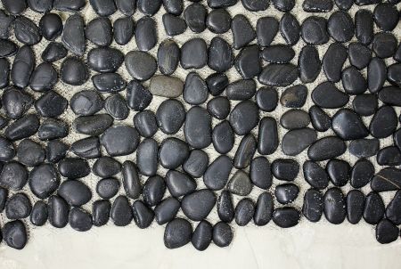 Галька в интерьере