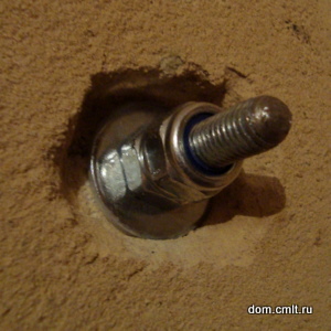 Крепление гамака для внутренней стены дома