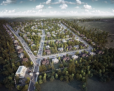 План поселка