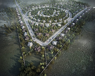 План поселка