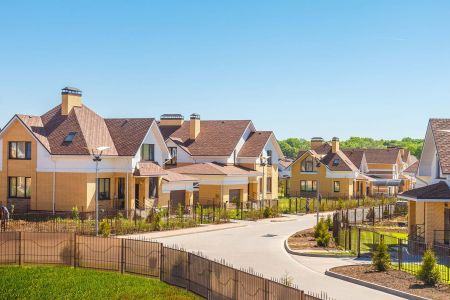 Общий вид поселка Лесково под Воронежем