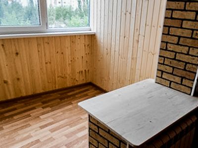 Совмещенные комната и балкон