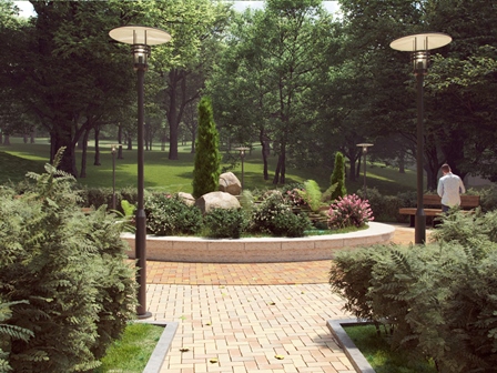 Проект обустройства территории недалеко от ЖК