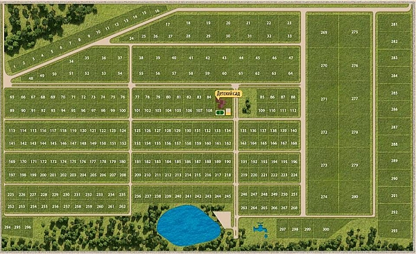 Генеральный план поселка