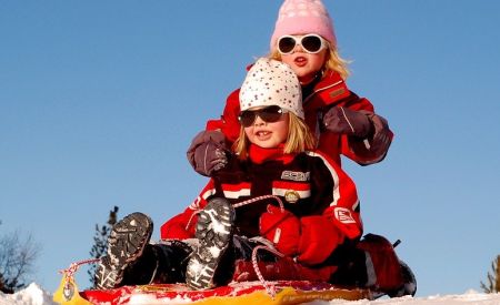 Морозная и снежная зима — большое удовольствие для детей