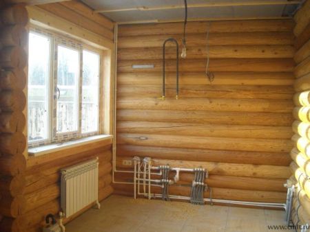 Сруб изнутри