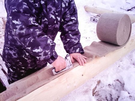 Утепление стен дома