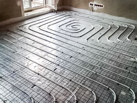 Установка теплых полов в квартире
