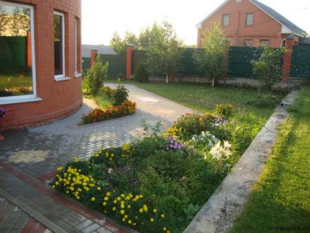 Ландшафтный дизайн в поселке