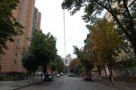 Вид на улицу Фридриха Энгельса рядом с ЖК Новый Арбат